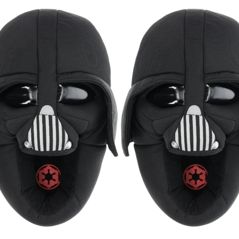 Black Star Wars Darth Vader Slippers
